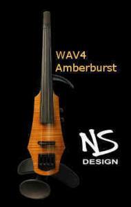 WAV Violin Amberburst Vertical 360 high with logo