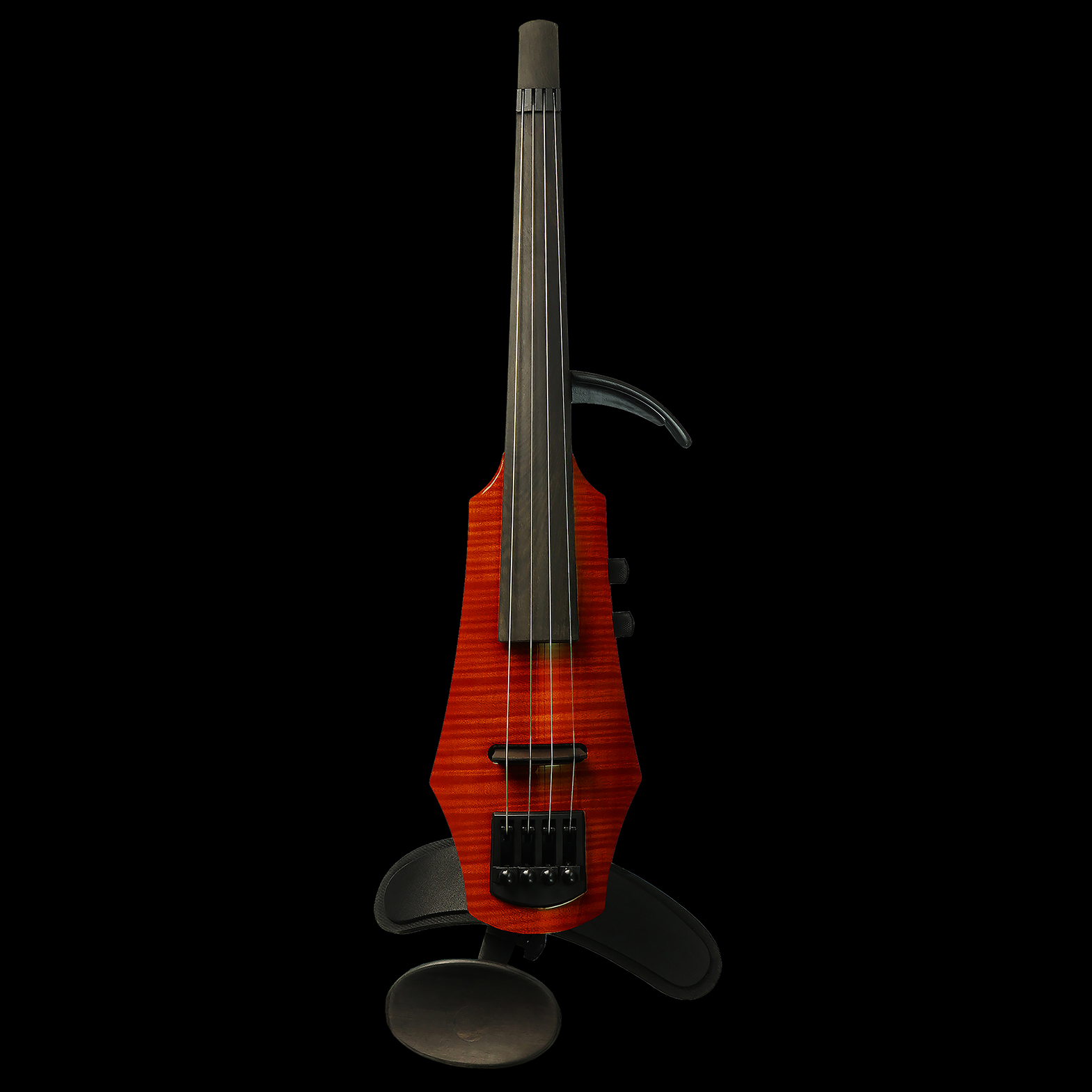 NS Design WAV 5 violin, Transparent Blue w/Maple Top