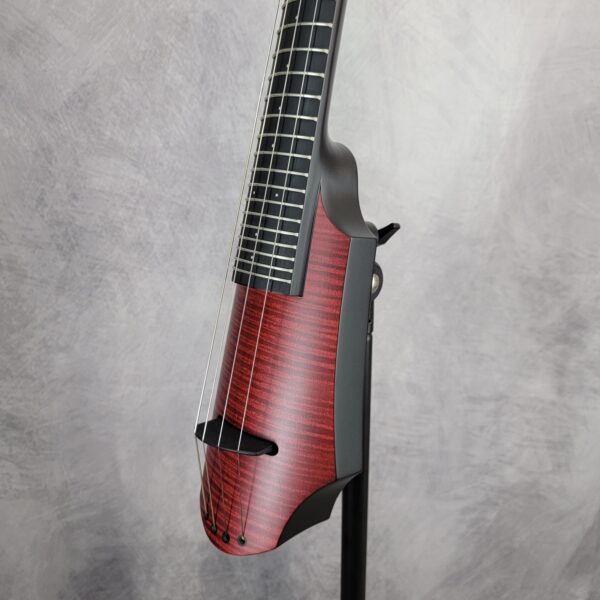 B-Stock NXT4a Electric Cello Burgundy Satin Fretted 223077 - Image 5