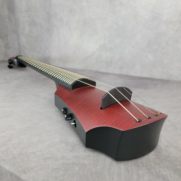 B-Stock NXT4a Electric Cello Burgundy Satin Fretted 223077 - Image 11