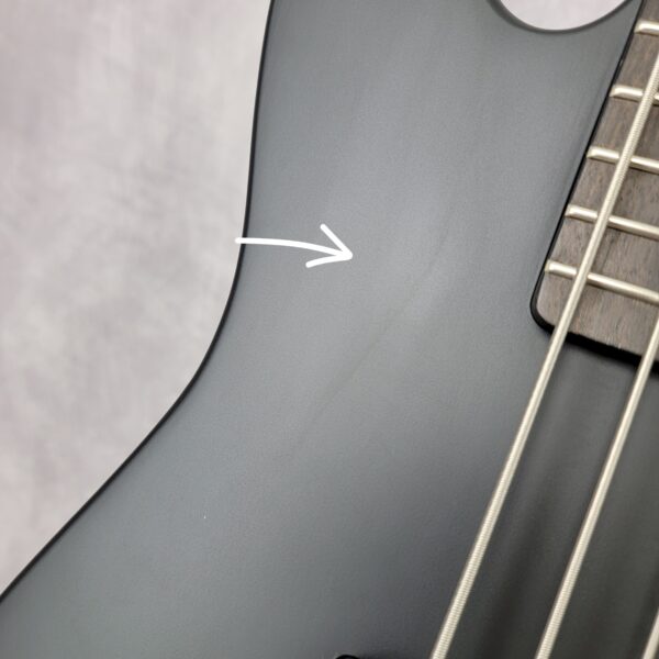 B-Stock WAV4 RADIUS Bass Guitar Matte Black W150038 - Image 11