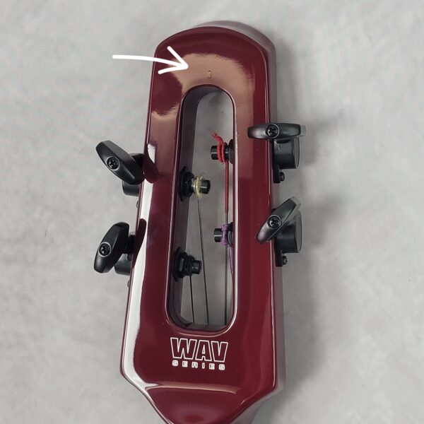 Demo WAV4c Electric Cello Transparent Red H23080591 - Image 10