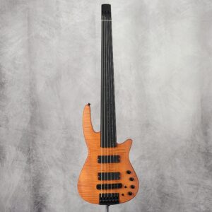 B-Stock CR6 RADIUS Bass Guitar Amber Satin Fretless LE 00789