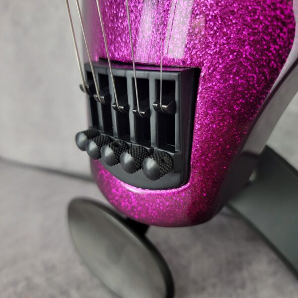 CSM5a Electric Violin Metallic Pink H180126 - Image 10