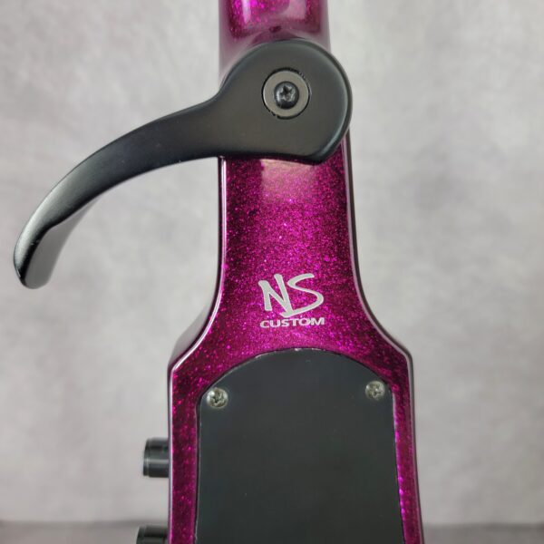 CSM5a Electric Violin Metallic Pink H180126 - Image 12