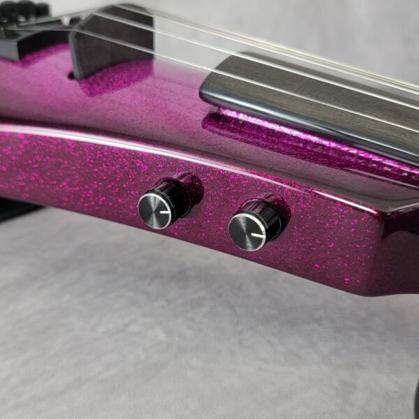 CSM5a Electric Violin Metallic Pink H180126 - Image 11
