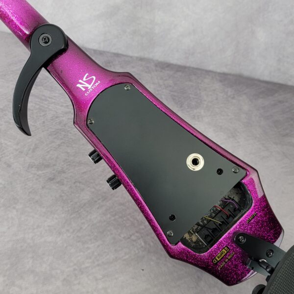 CSM5a Electric Violin Metallic Pink H180126 - Image 13