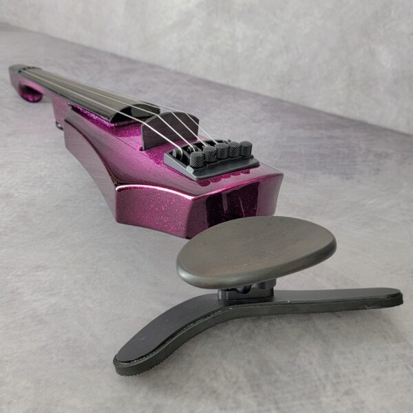 CSM5a Electric Violin Metallic Pink H180126 - Image 9