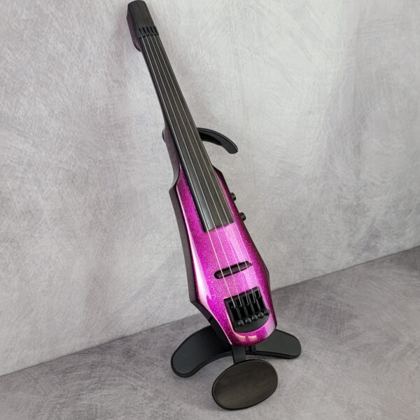 CSM5a Electric Violin Metallic Pink H180126 - Image 2
