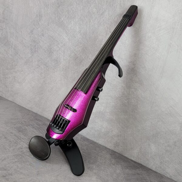 CSM5a Electric Violin Metallic Pink H180126 - Image 4