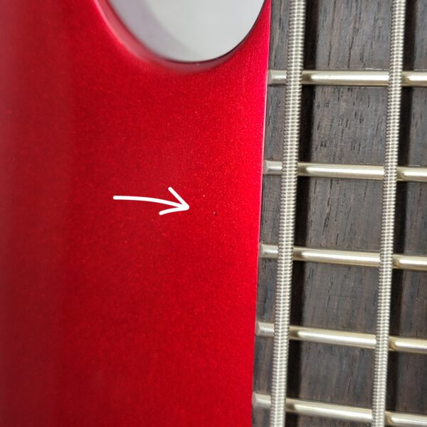 B-Stock WAV4 RADIUS Bass Guitar Metallic Crimson W160363 - Image 7