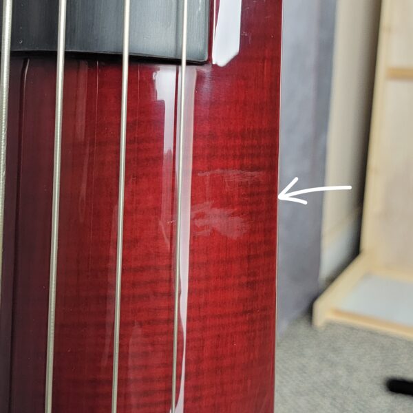 B-Stock WAV5c Electric Upright Bass Transparent Red H191484 - Image 7