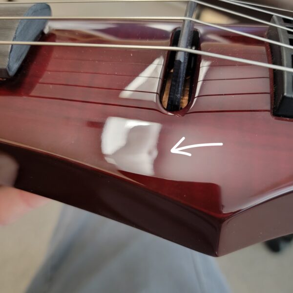 B-Stock WAV5 Electric Violin Transparent Red H190784 - Image 7