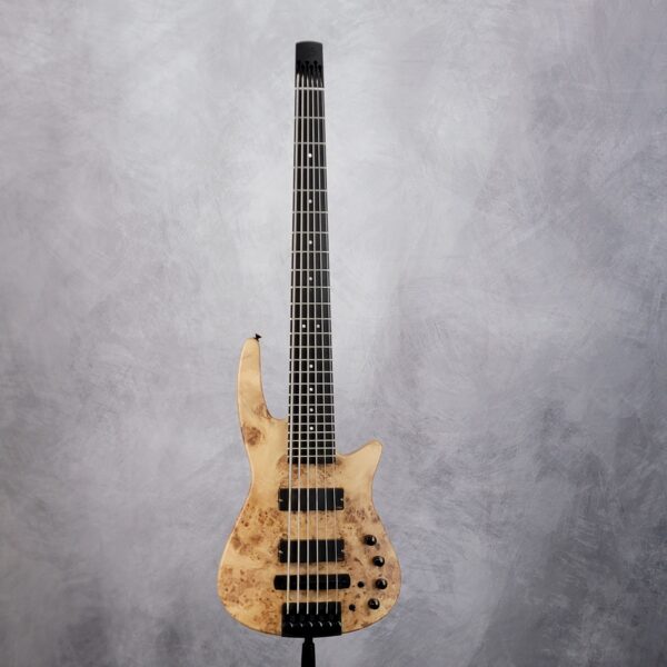 B-Stock CR6 RADIUS Bass Guitar Poplar Burl LE SN00774