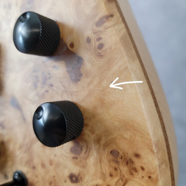 B-Stock CR6 RADIUS Bass Guitar Poplar Burl LE SN00774 - Image 12