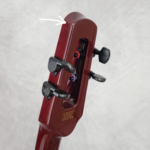 B-Stock WAV4c Electric Cello Transparent Red H25070233 - Image 10