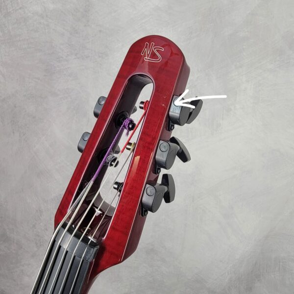 B-Stock WAV5c Electric Cello Transparent Red H23040271 - Image 11