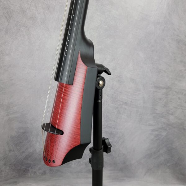 Demo NXT5a Electric Cello Burgundy Satin 240072 - Image 4