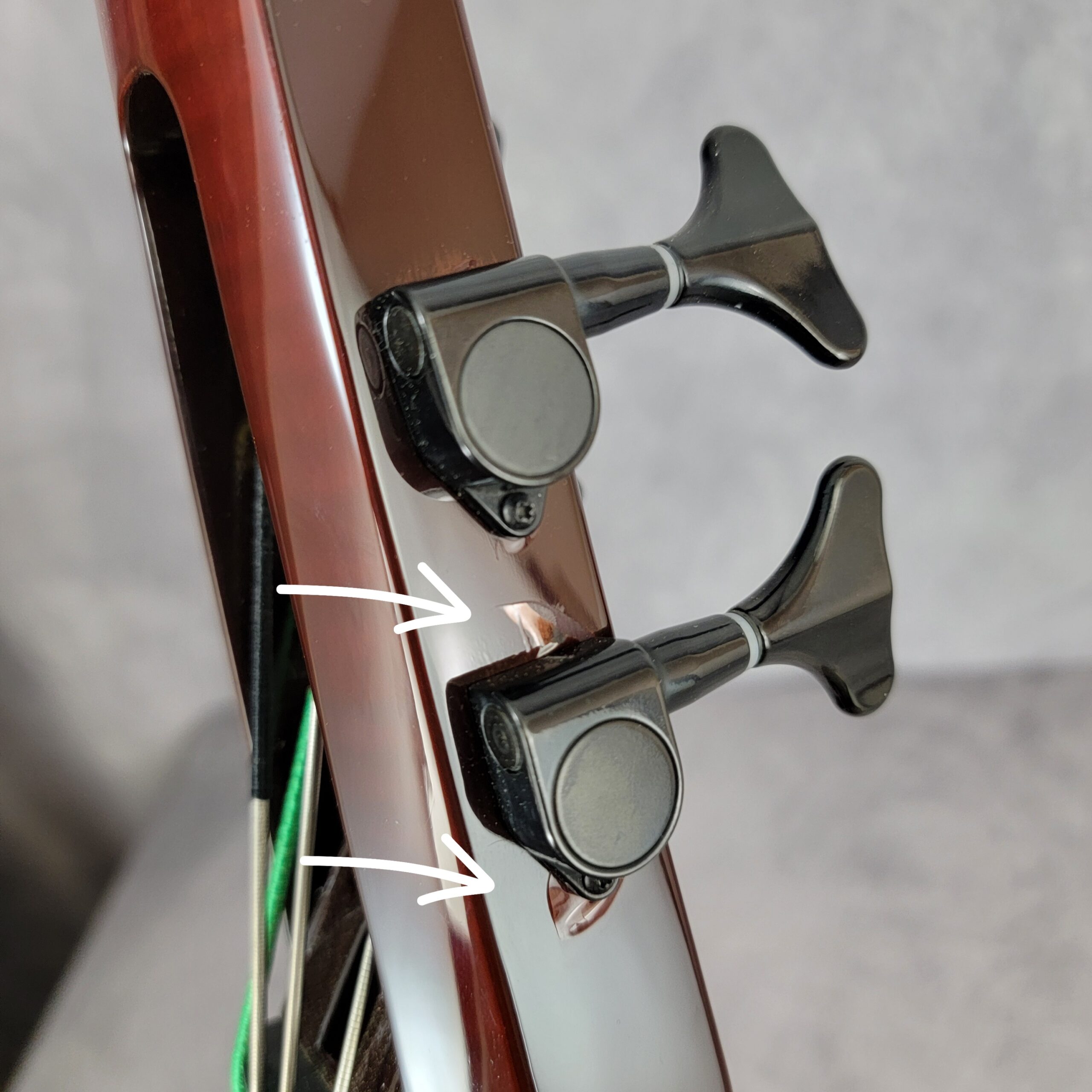 B-Stock WAV4c Electric Upright Bass Transparent Red H200876 - Image 4