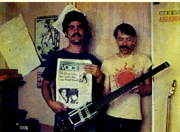 Ned Steinberger with fellow Co-op member Billy Thomas and the first unsuccessful attempt.