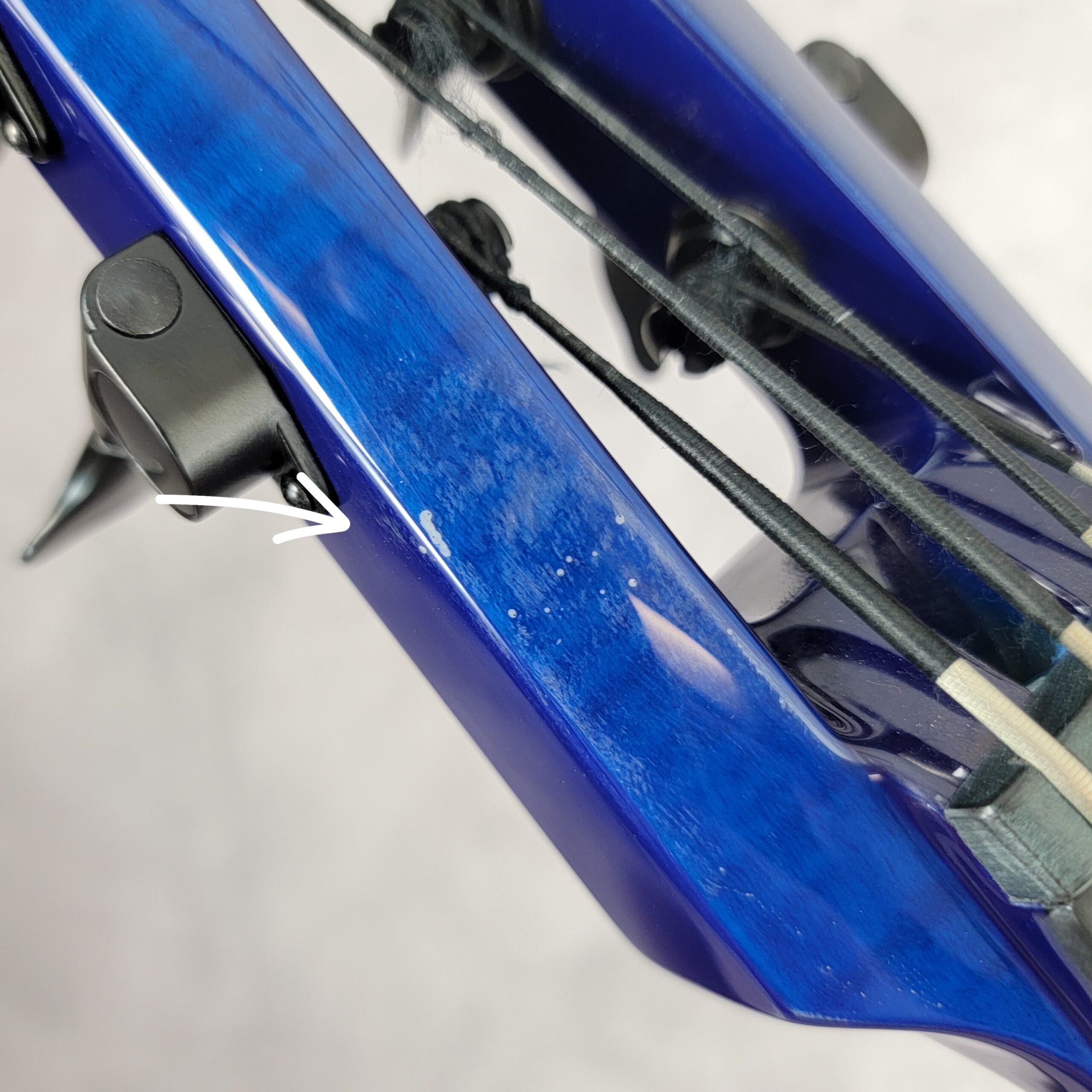 B-Stock WAV5c Electric Upright Bass Transparent Blue H25080303