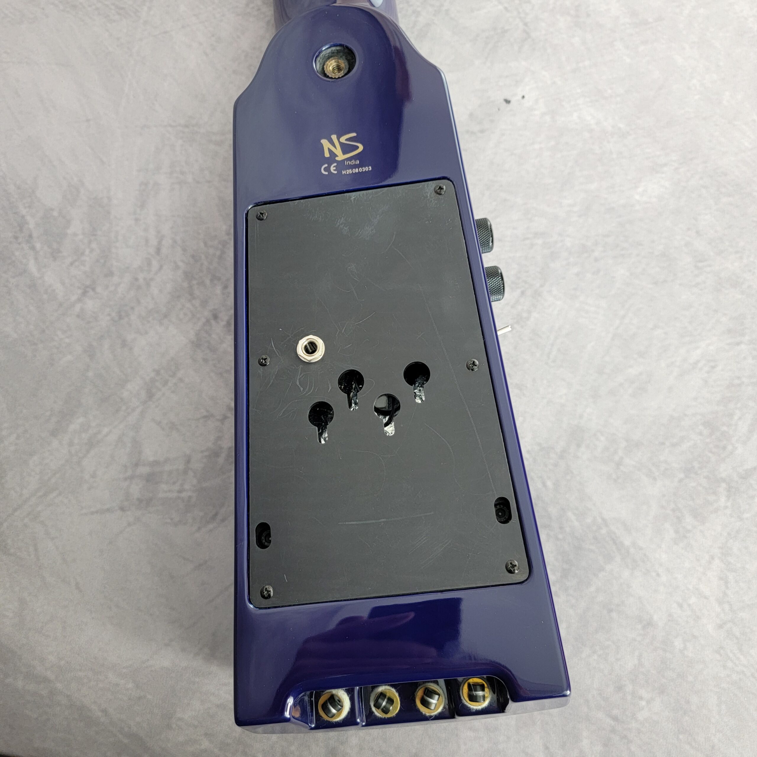 B-Stock WAV5c Electric Upright Bass Transparent Blue H25080303