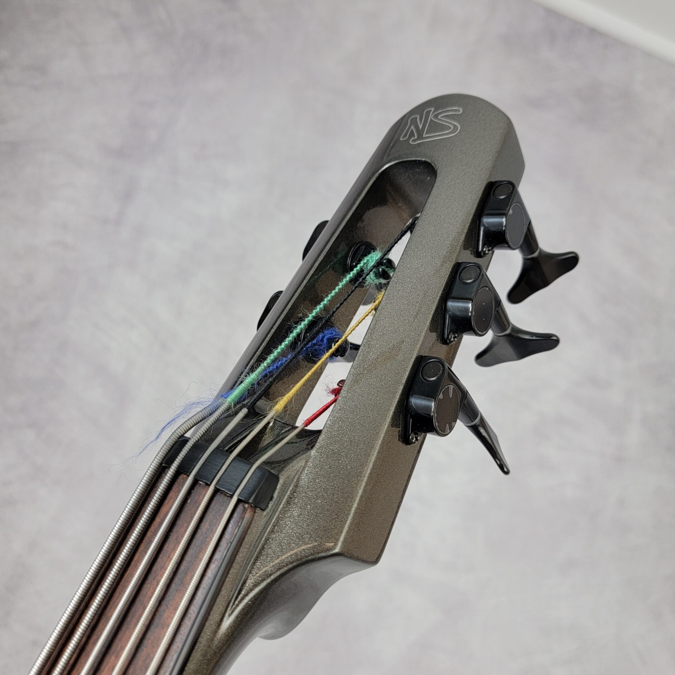 Custom CSM5a Electric Upright Bass Galaxy Gray H170573