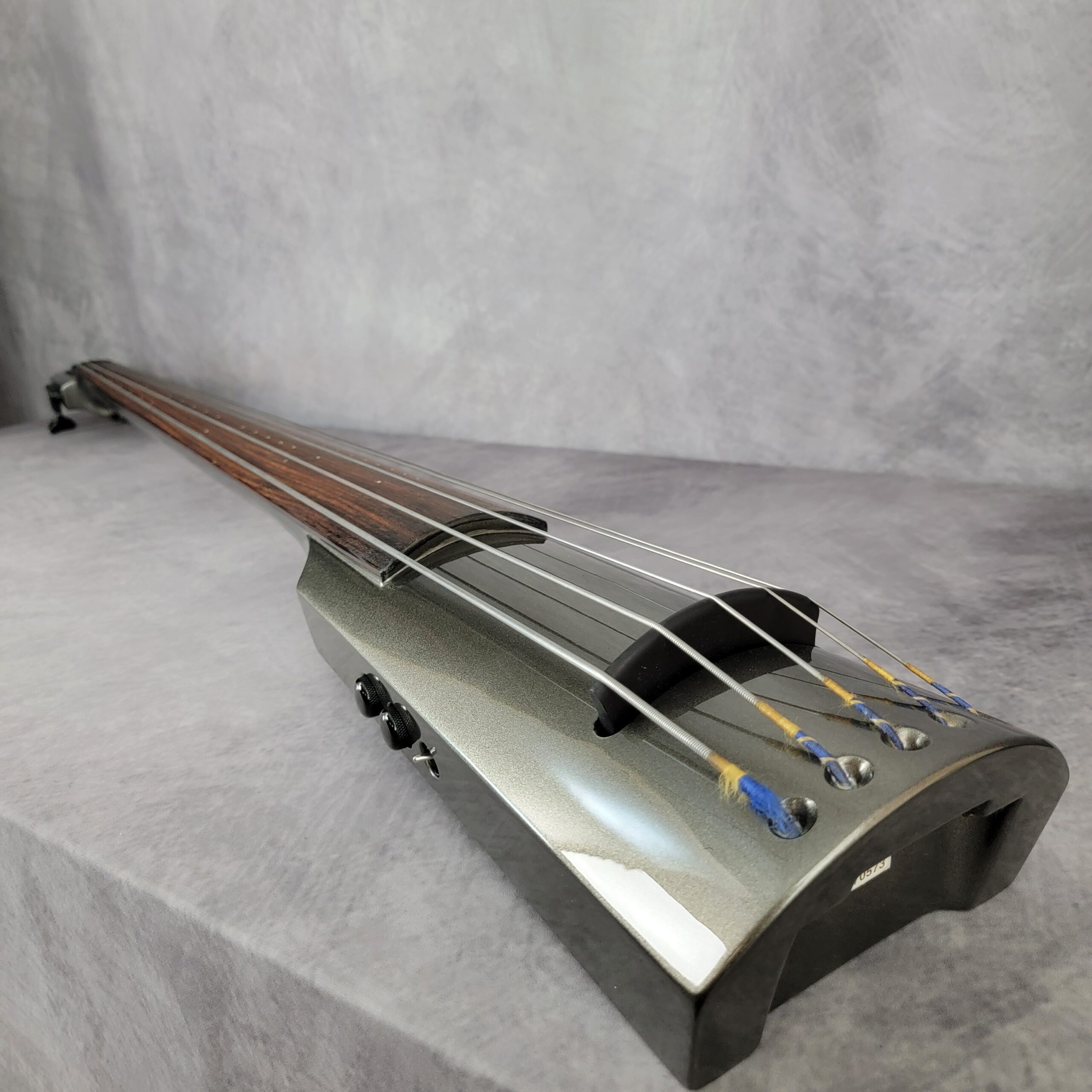 Custom CSM5a Electric Upright Bass Galaxy Gray H170573