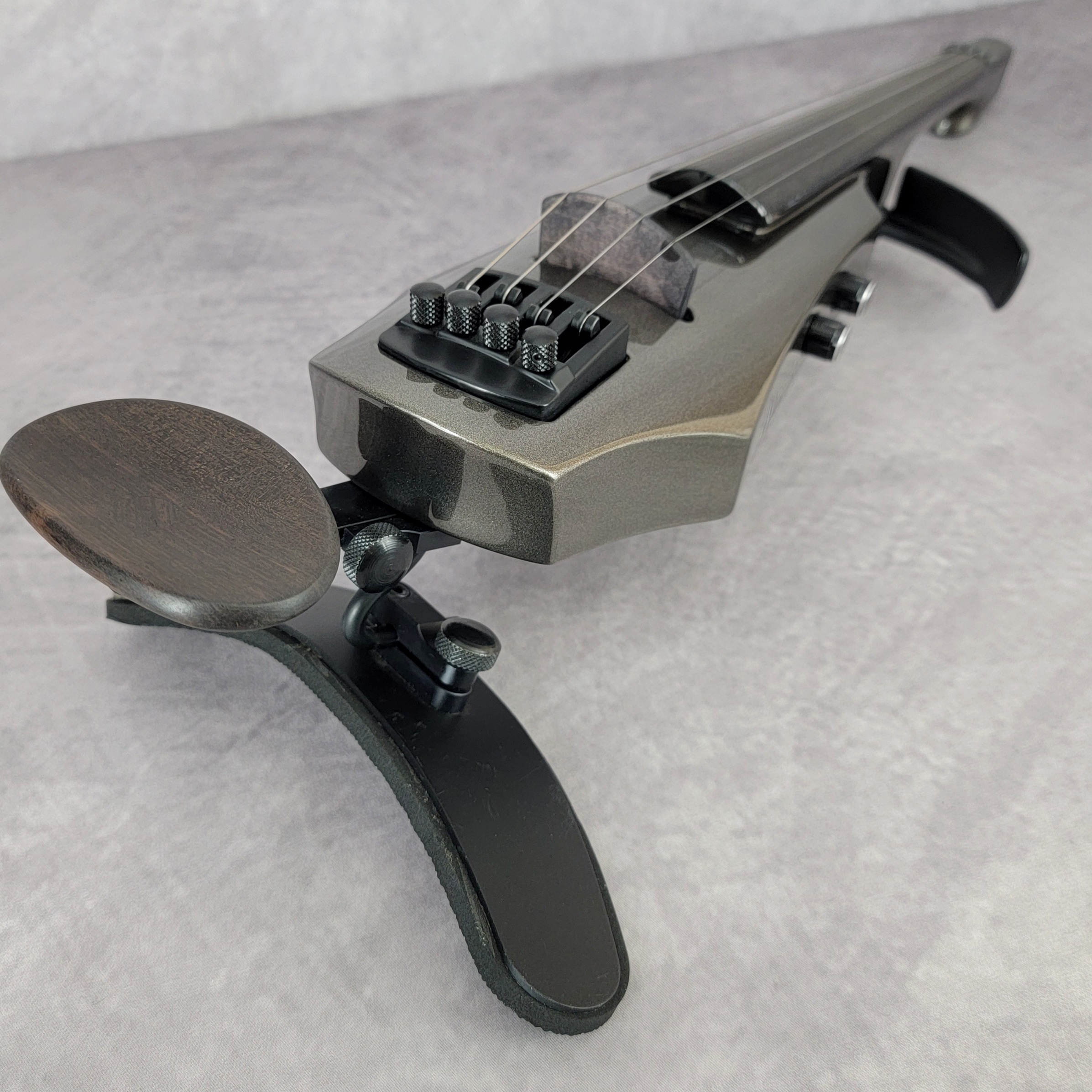 Custom CSM4a Electric Violin Galaxy Gray H200461