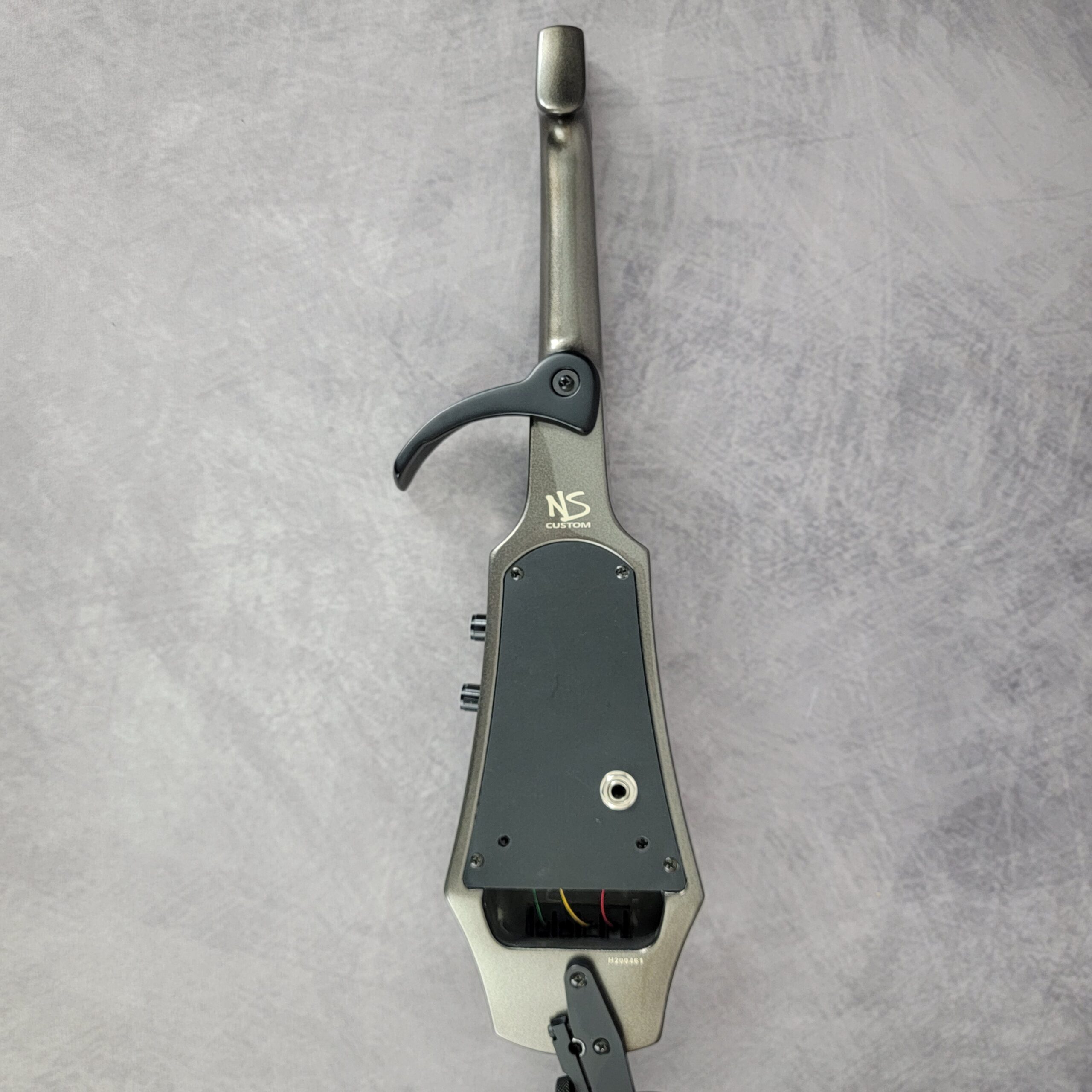 Custom CSM4a Electric Violin Galaxy Gray H200461