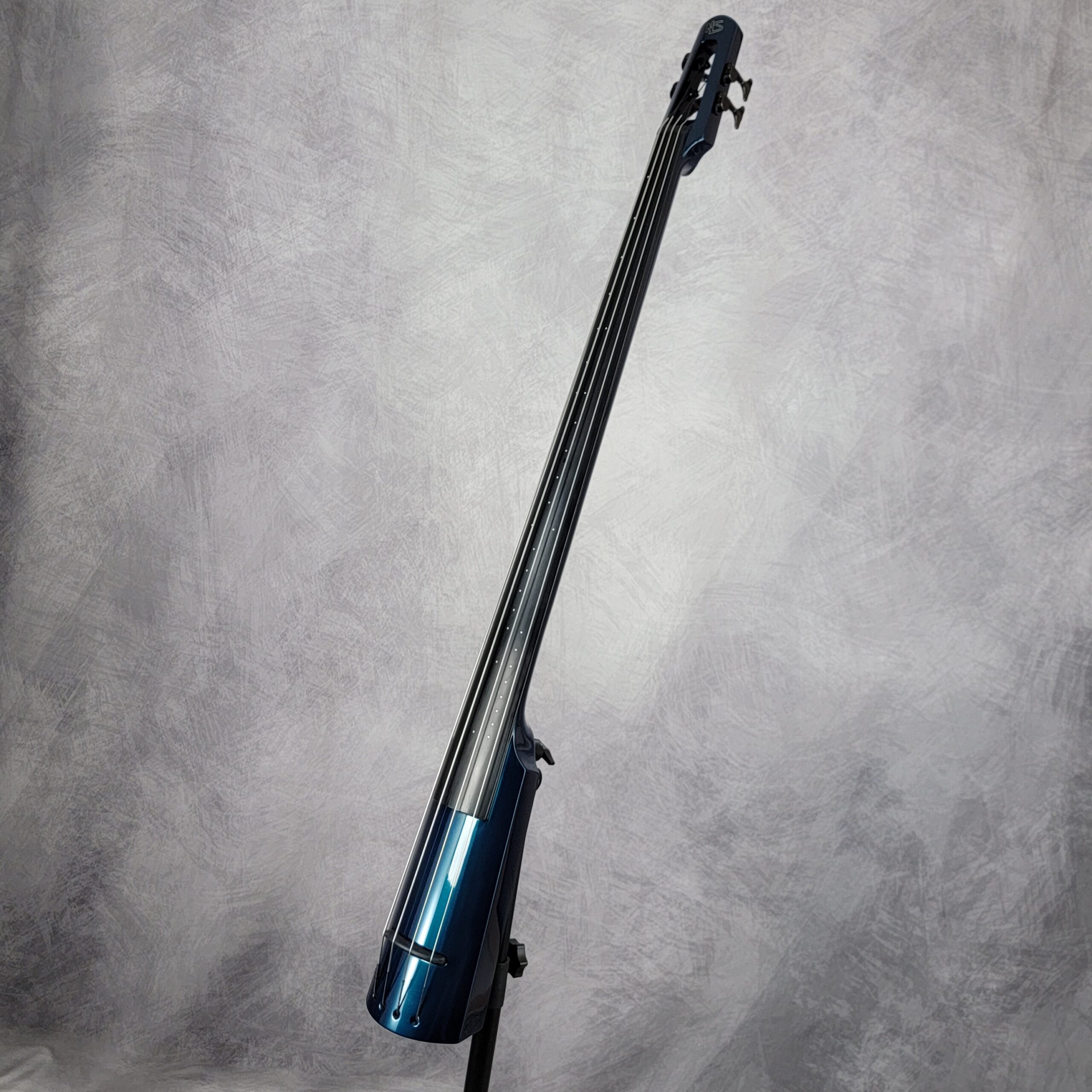 Custom CSM4a Electric Upright Bass Teal Pearl H191106