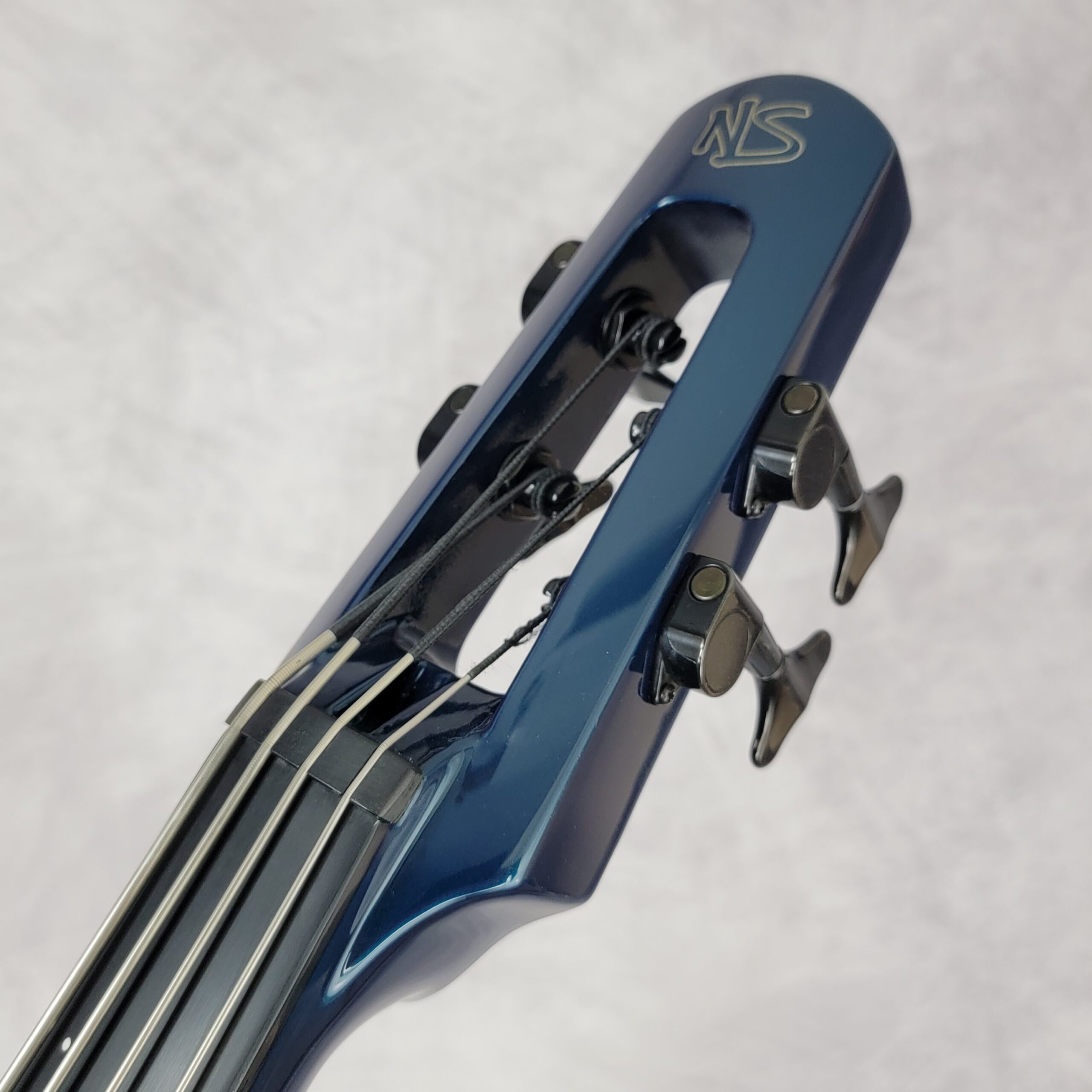 Custom CSM4a Electric Upright Bass Teal Pearl H191106 - Image 6