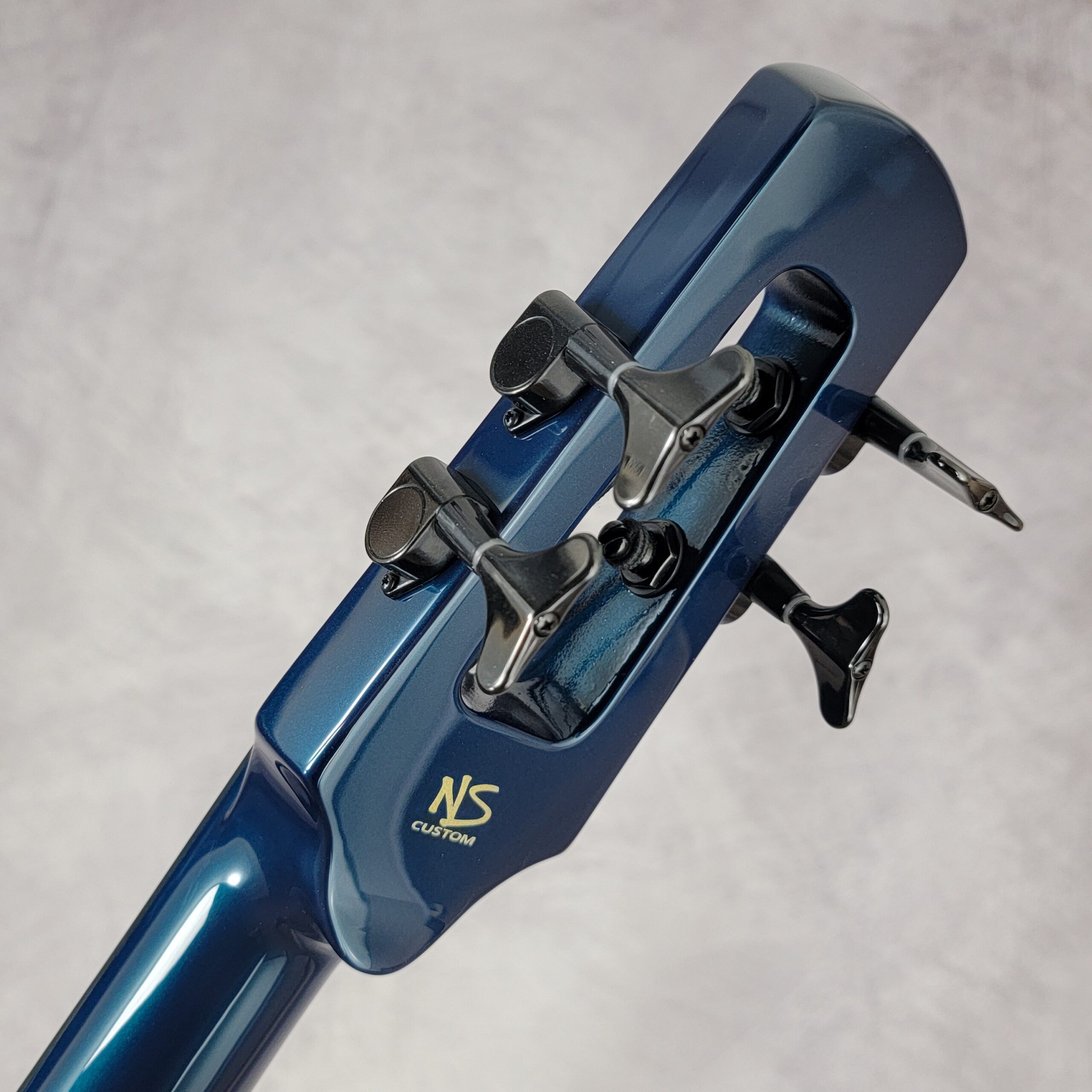 Custom CSM4a Electric Upright Bass Teal Pearl H191106