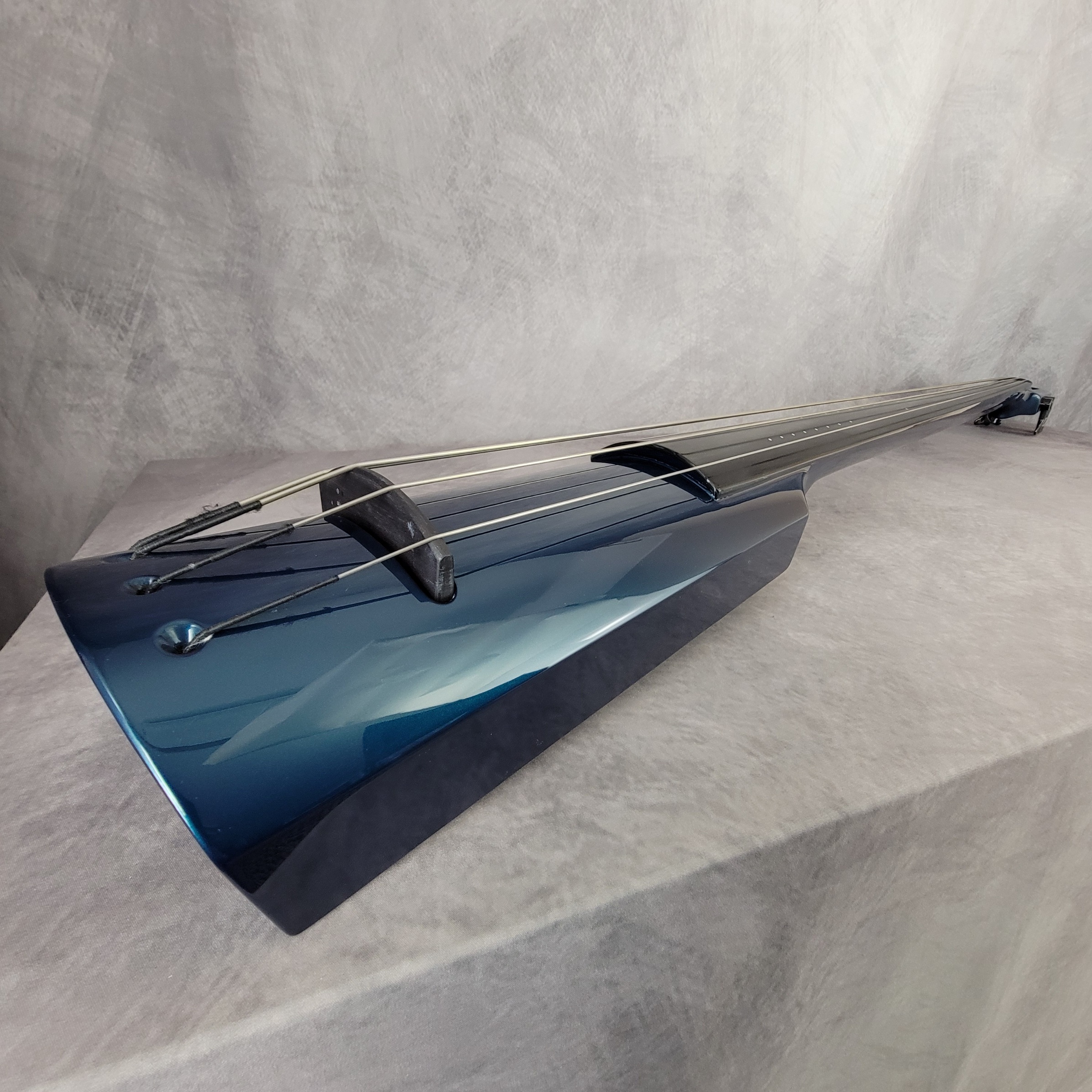 Custom CSM4a Electric Upright Bass Teal Pearl H191106